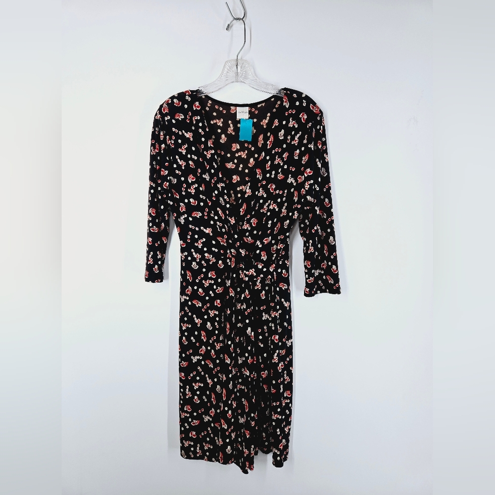 KALEIGH WRAP STYLE BLOSSOM DRESS, SIZE LARGE